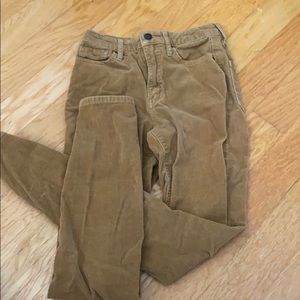 cordoury high rise skinny jeans